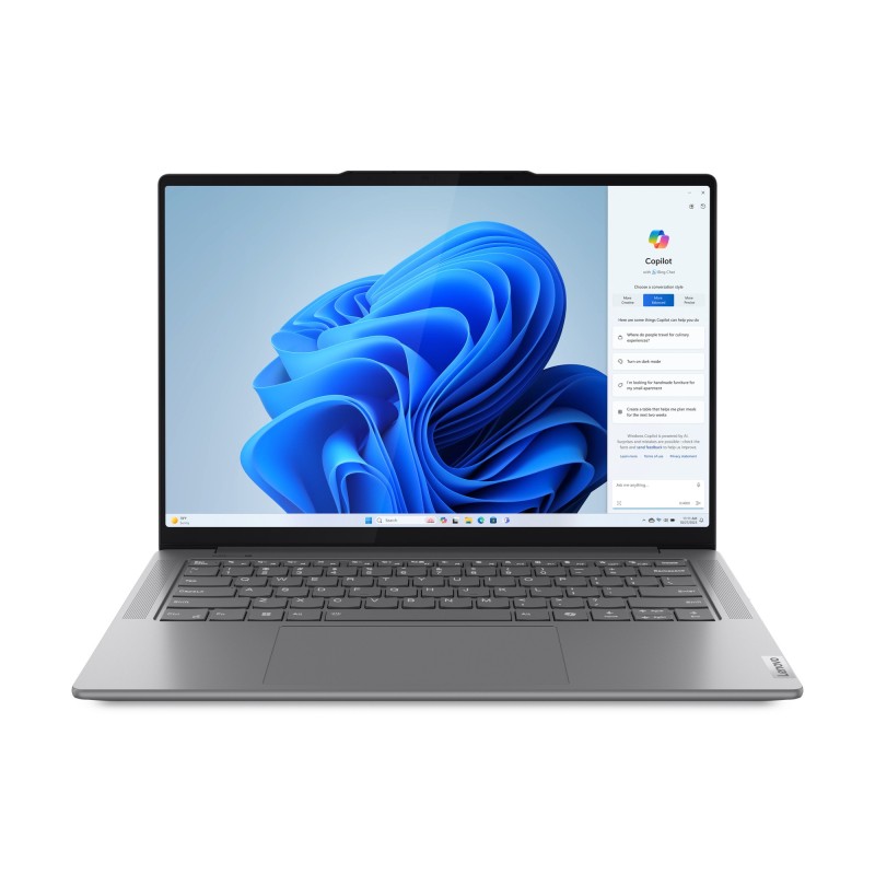 Lenovo Yoga Pro 7 Intel Core Ultra 7 155H Computer portatile 36,8 cm (14.5") Touch screen 3K 32 GB LPDDR5x - TASTIERA QWERTZ